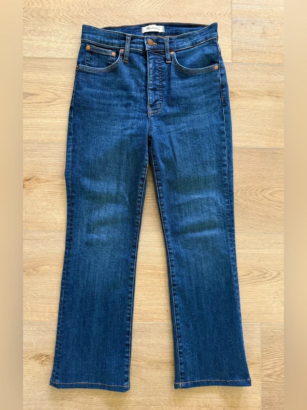Madewell Cali Demi-Boot High Rise Cropped Bootcut Jeans Size 27